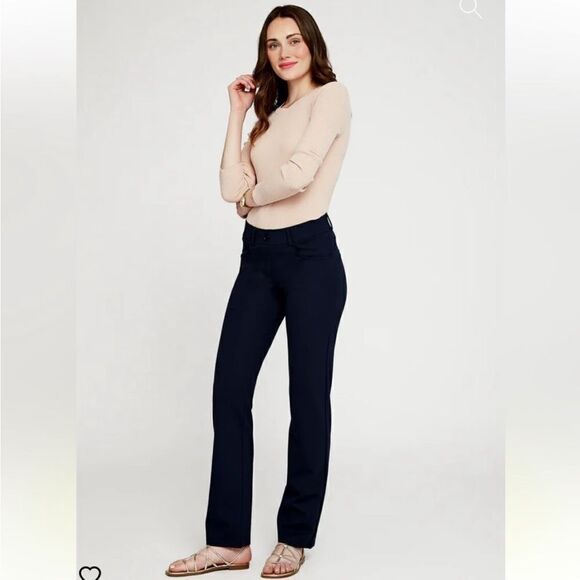 EXCELLENT CONDITION BETABRAND MEDIUM PETITE DRESS PANT YOGA STRAIGHT LEG PANTS - Picture 1 of 6